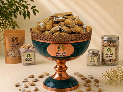 بادام پوست کاغذی شور تازه و درجه یک - آقای آجیل