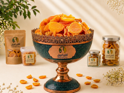 برگه زرد آلو درجه یک - آقای آجیل