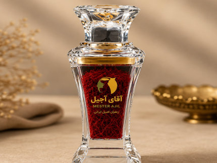 زعفران سرگل دو مثقالی تازه و درجه یک - آقای آجیل
